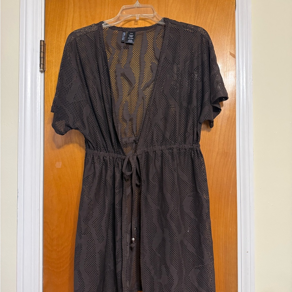 Anne Cole Brown Sheer Cover-Up